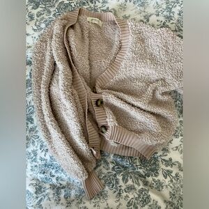 Altar'd State Tan Textured Sweater